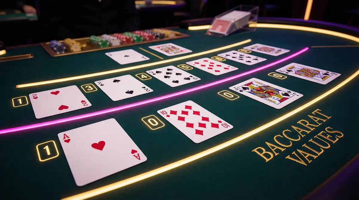 百家乐牌面点数计算规则